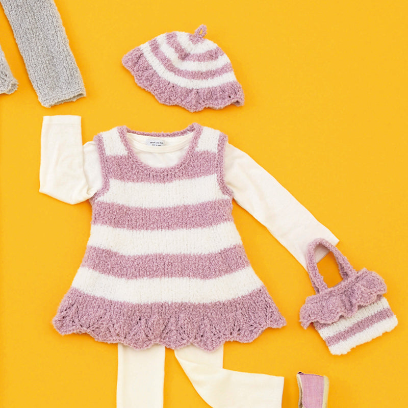 Children's jumper skirts, hats and bags