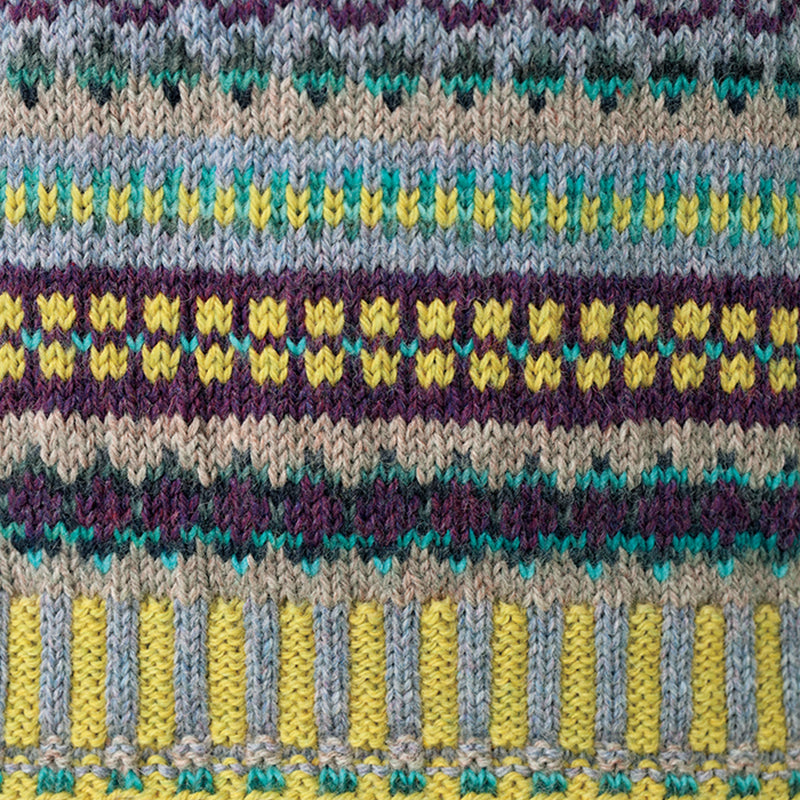 purple woven pullover