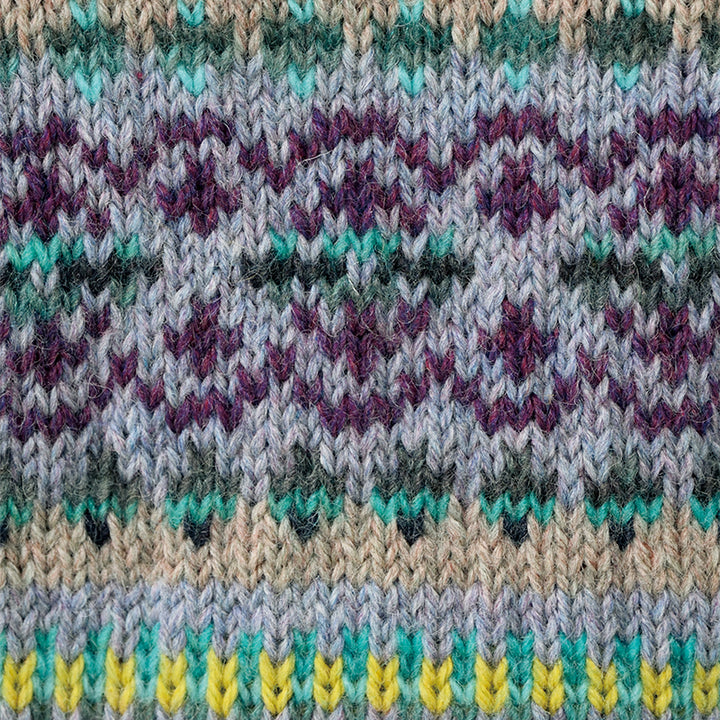 purple woven pullover