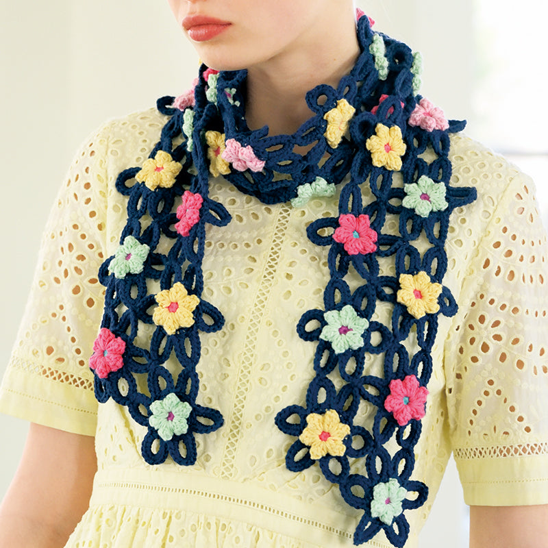 papcorn flower bag and mini stole