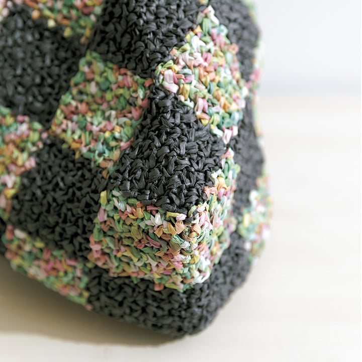 number crochet bag