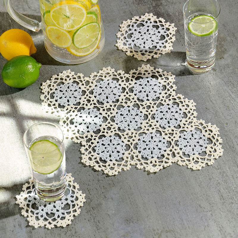 Motif coasters and doilies