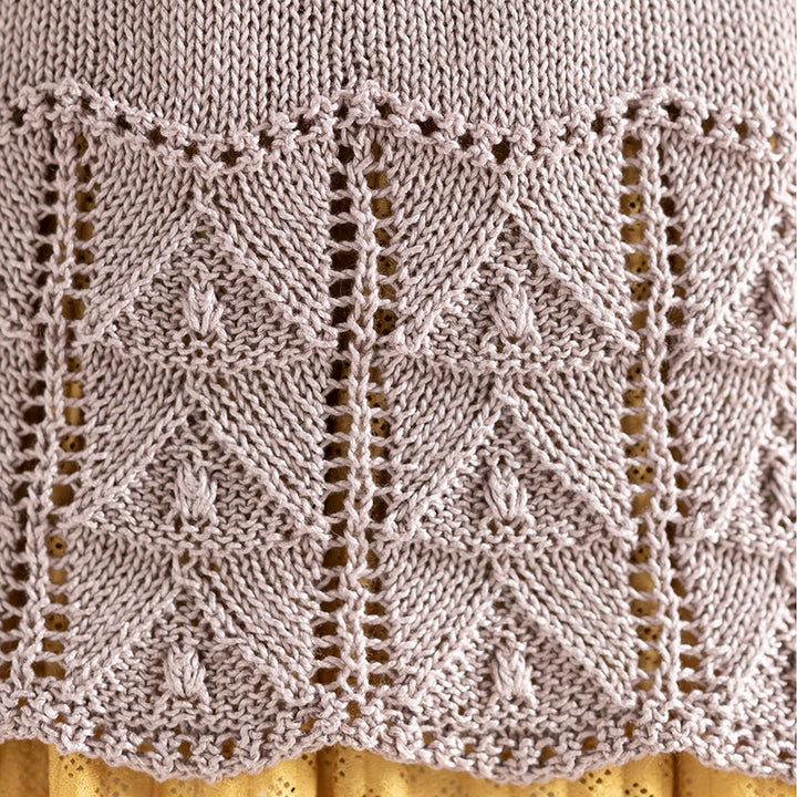 French pullover with round yoke