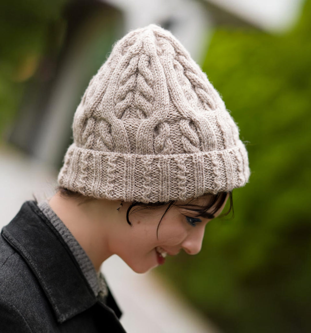 cross pattern hat