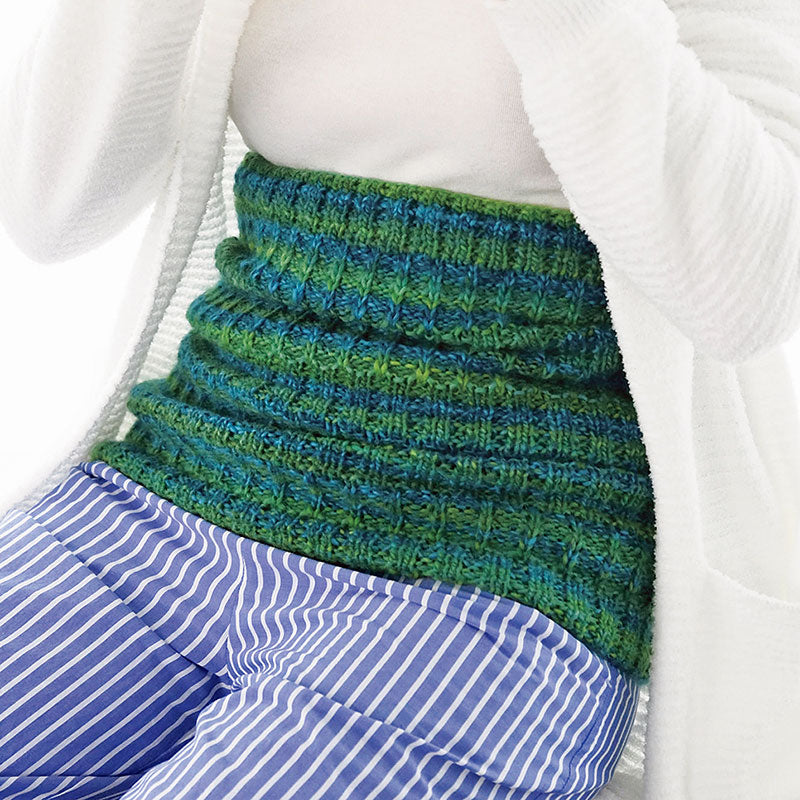 Green/blue tiered belly band
