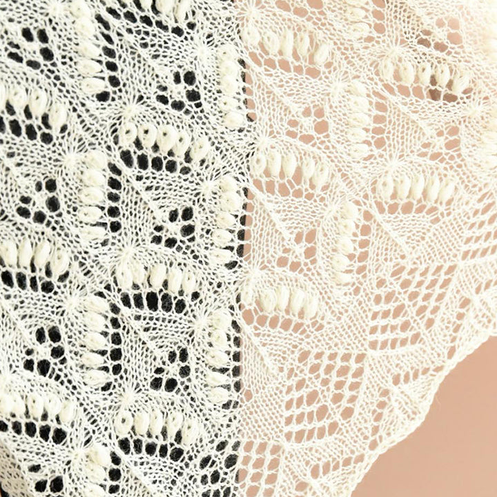 Harpsal lace rectangular shawl