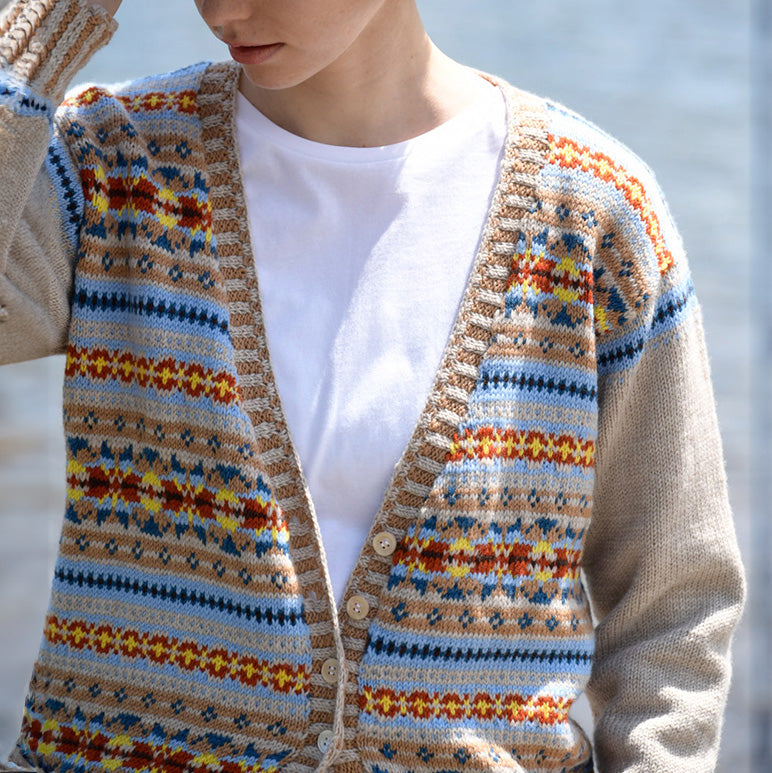 fair isle cardigan