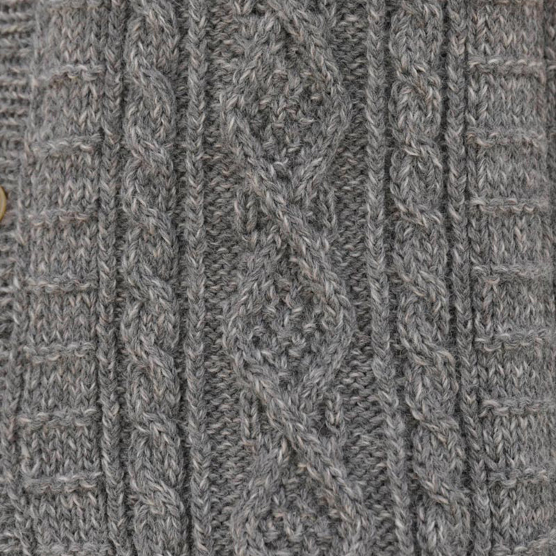 Aran pattern men's vest