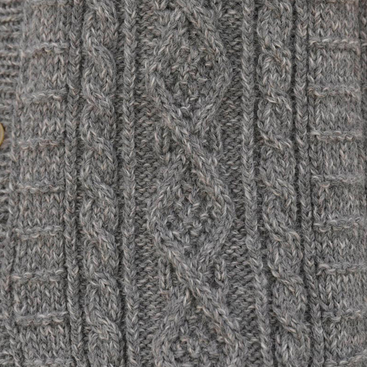 Aran pattern men's vest