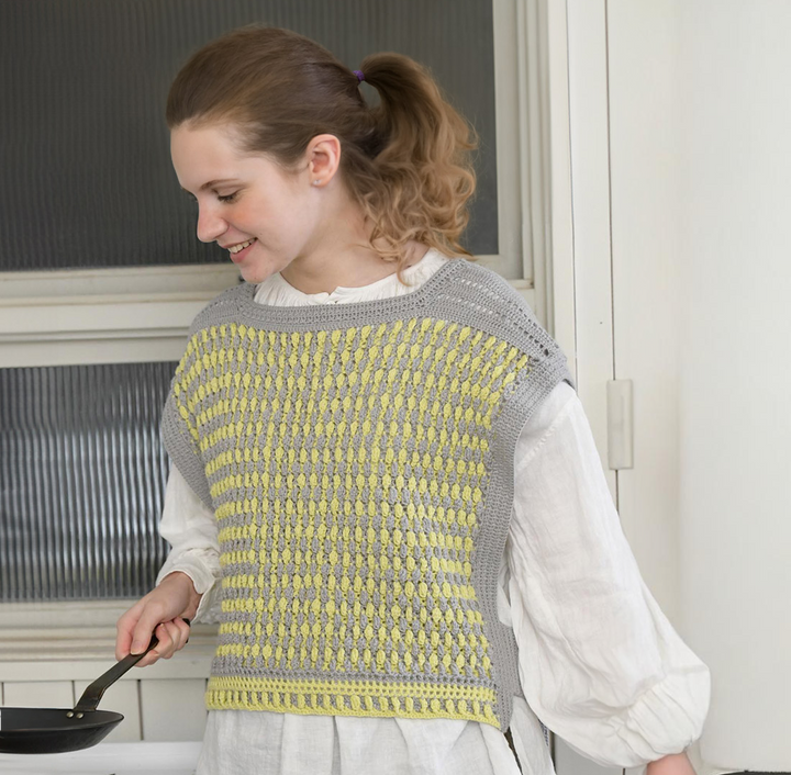 Vest with different front and back